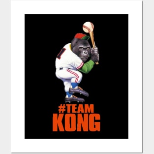 Godzilla vs Kong - Official Team Kong Baseball Posters and Art